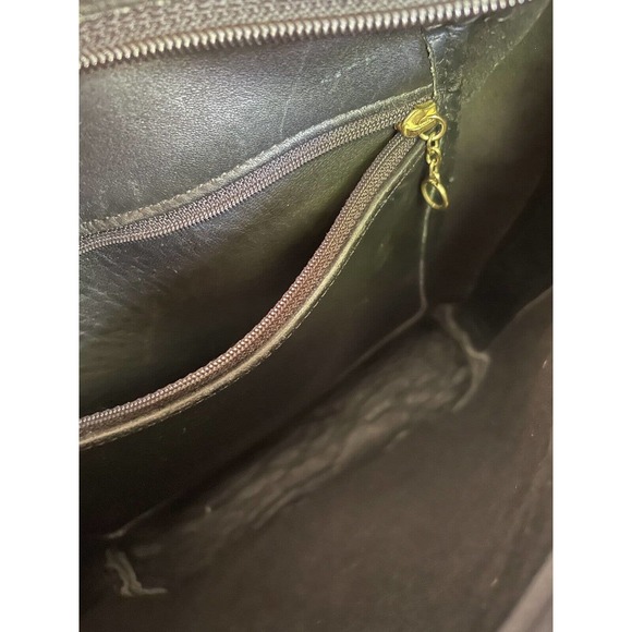 Vintage Coach Flap Messenger Crossbody Leather Womens Med Black Leather Strap - Picture 11 of 12